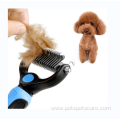 Double-side Stainless steel pet hair trimmers comb